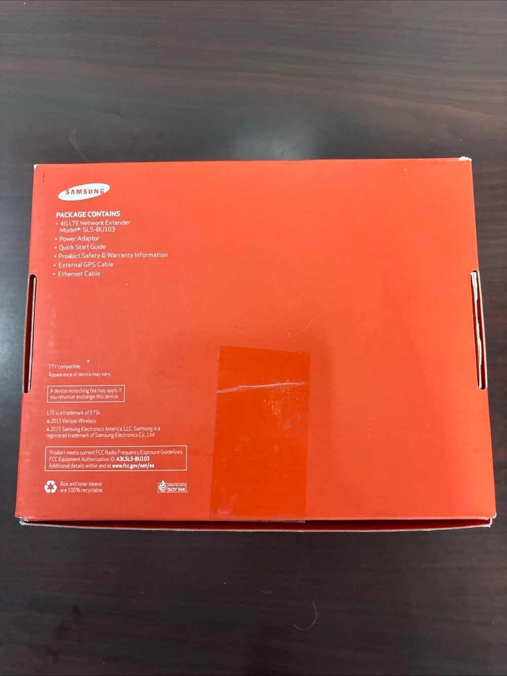 Verizon Wireless 4G LTE Network Extender Samsung SLS-BU103 NOS New Open Box